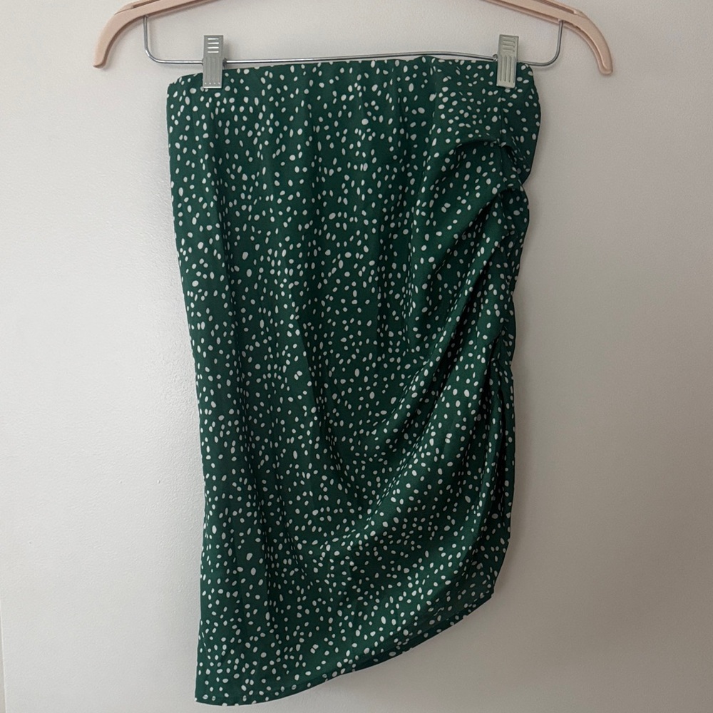 Green Polka Dot Skirt